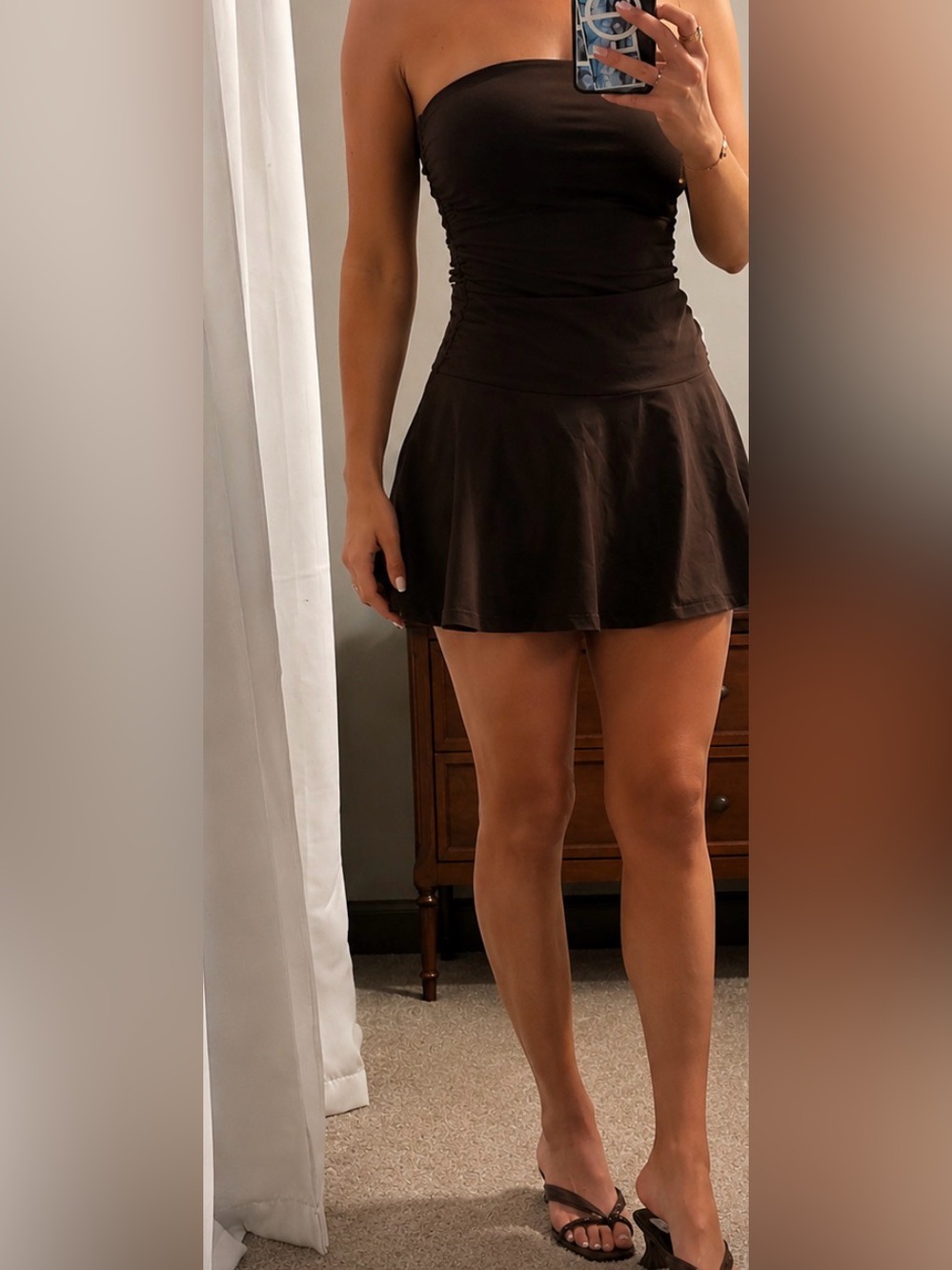Classic Black Flared Mini Skirt - Women
